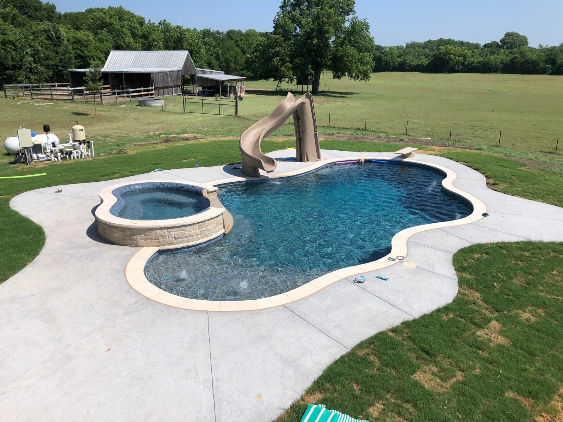 Trinity Pool Designs custom pool project in Birmingham, Alabama